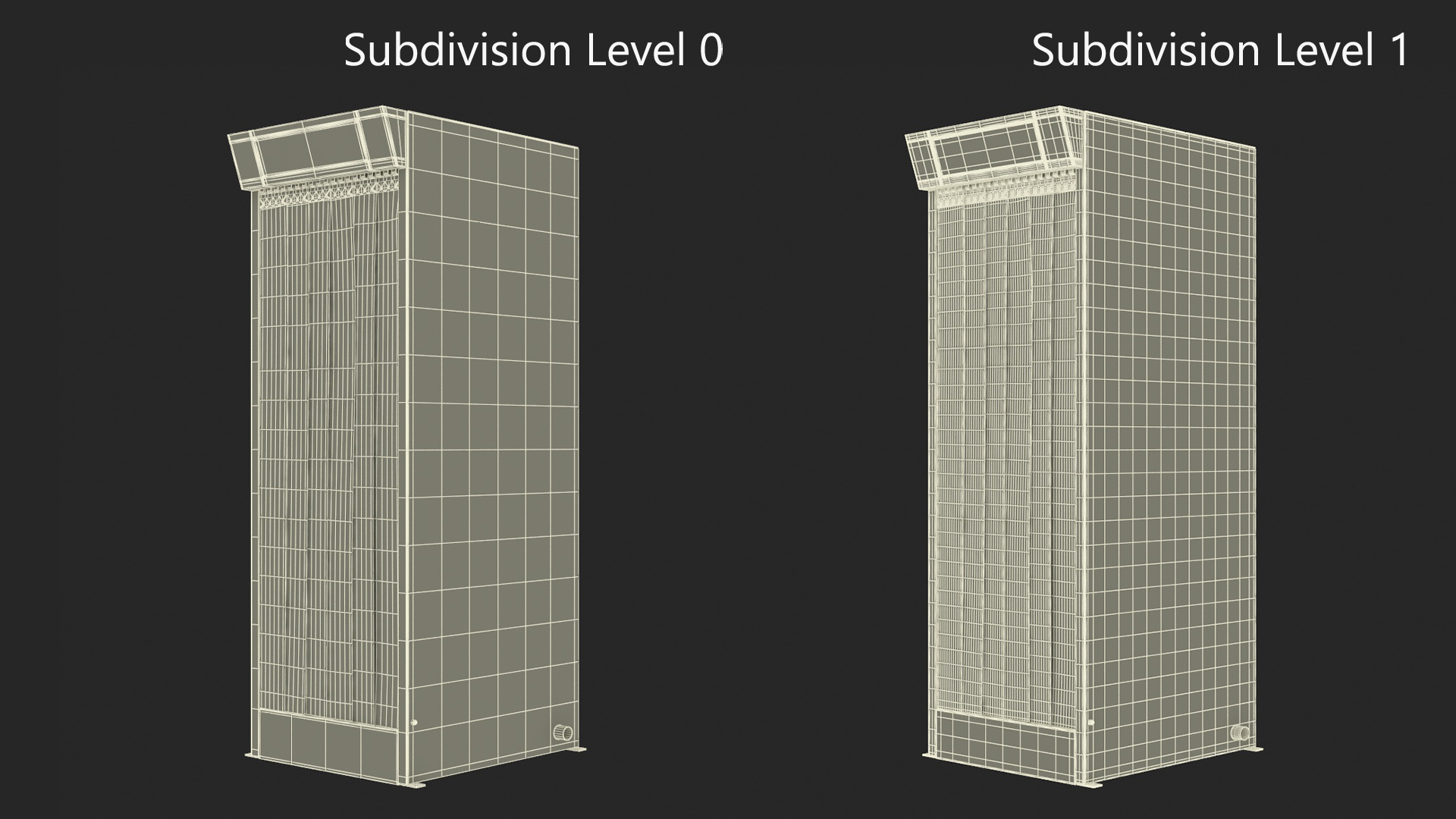 Emergency Shower Cabin 3D