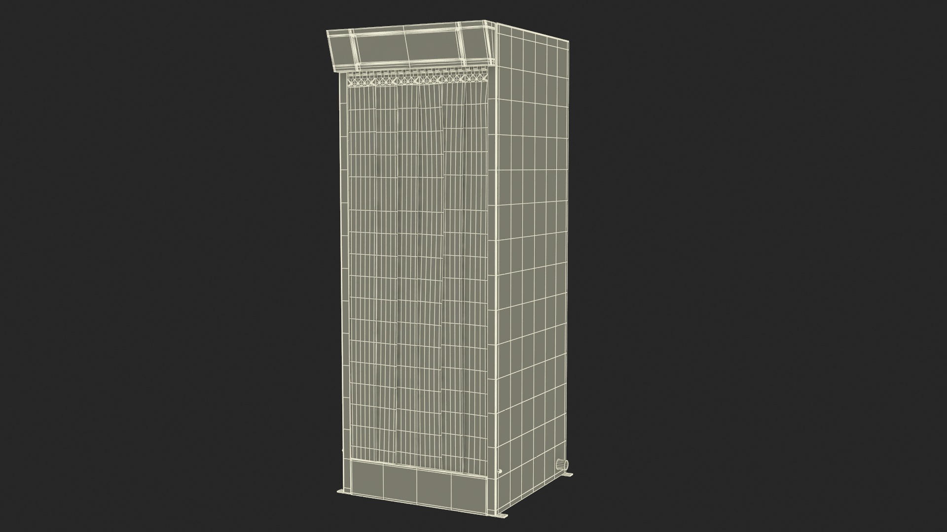 Emergency Shower Cabin 3D