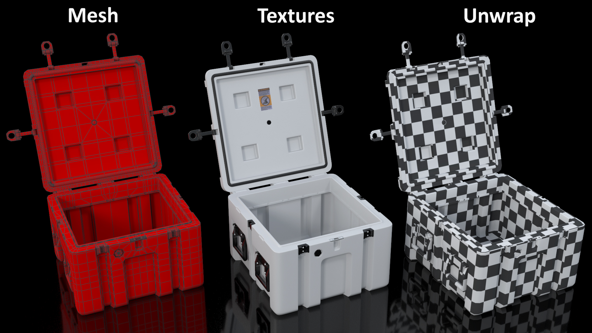 3D Plastic Military Box Small