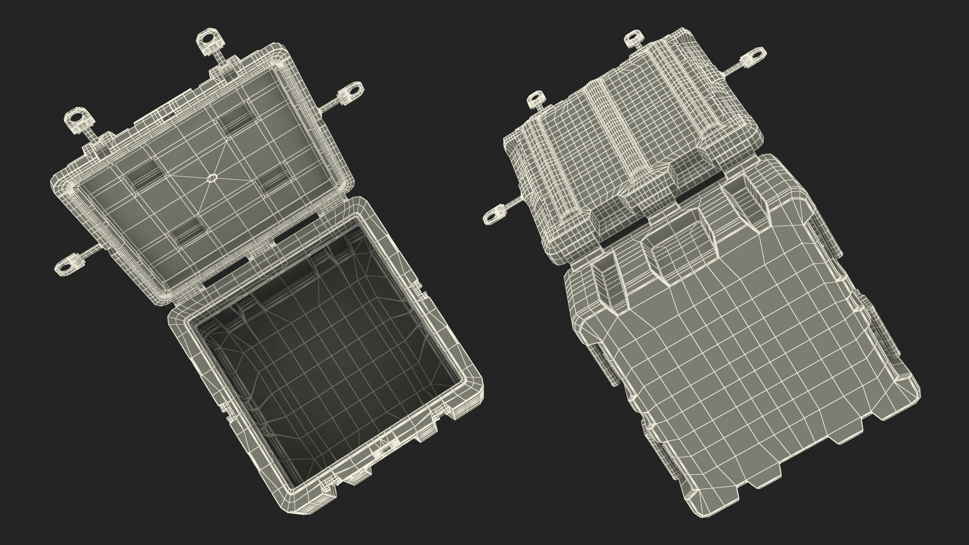 3D Plastic Military Box Small