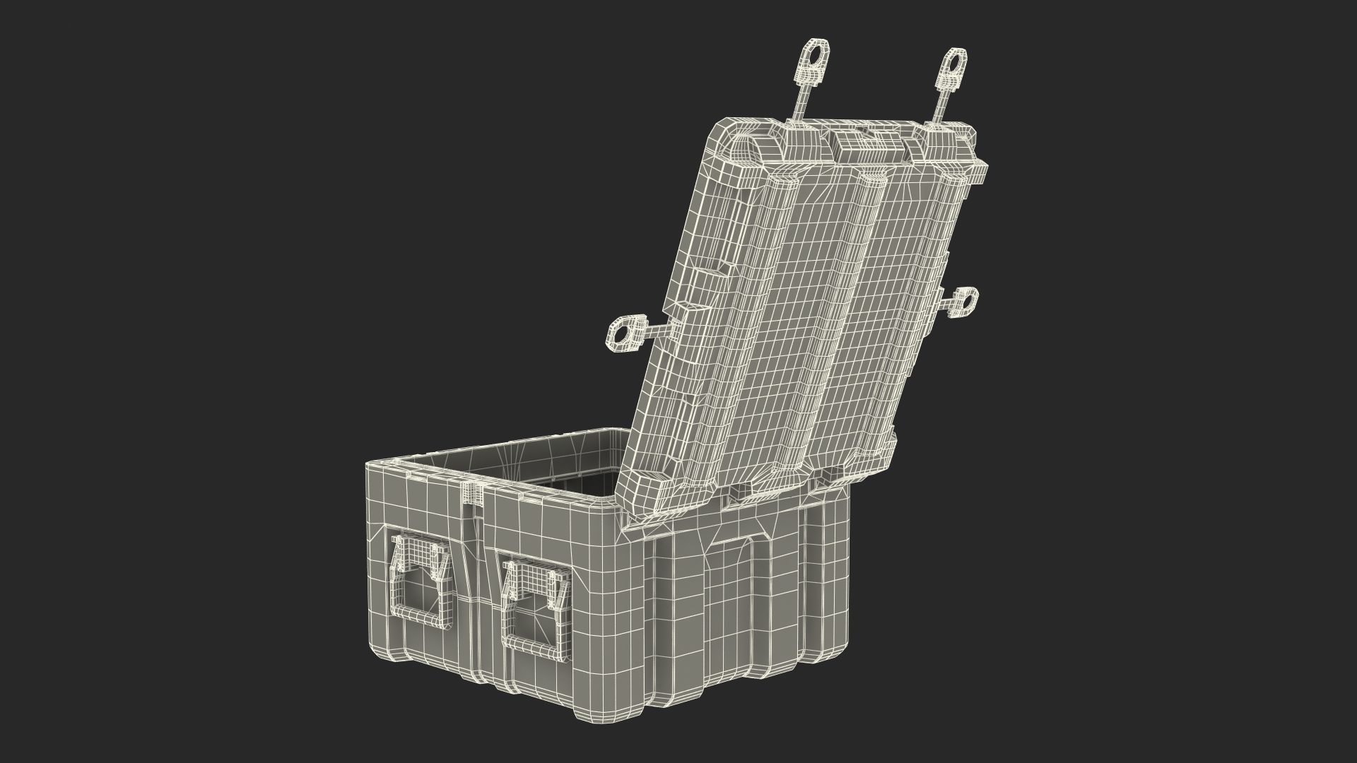 3D Plastic Military Box Small