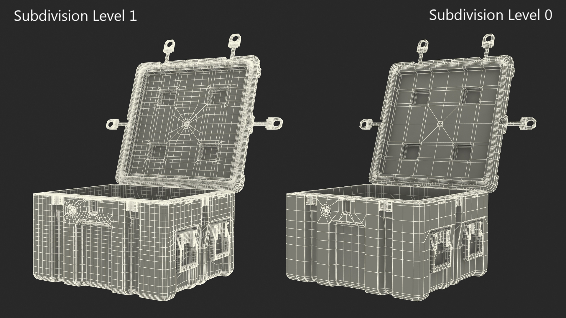 3D Plastic Military Box Small