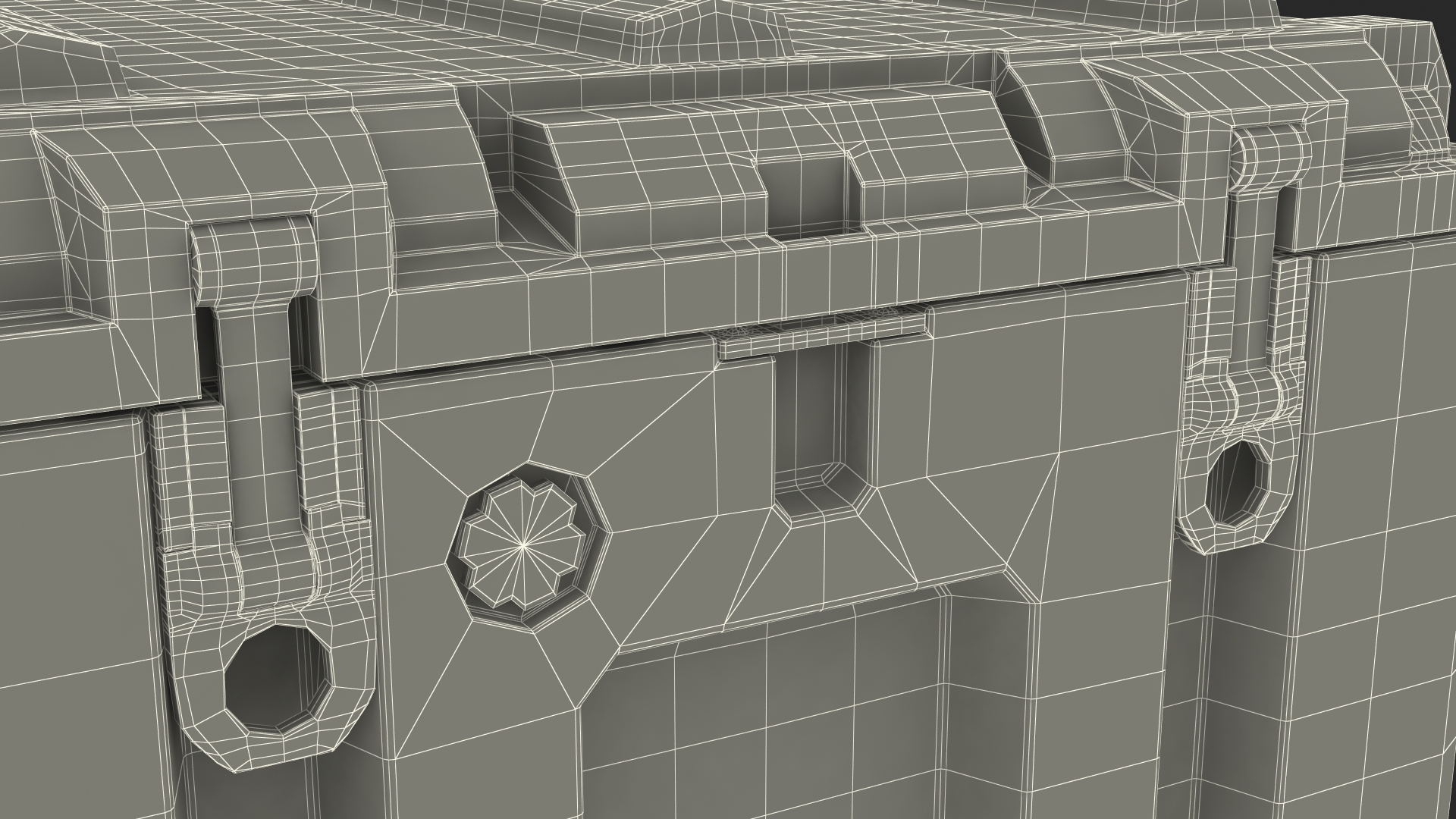 3D Plastic Military Box Small
