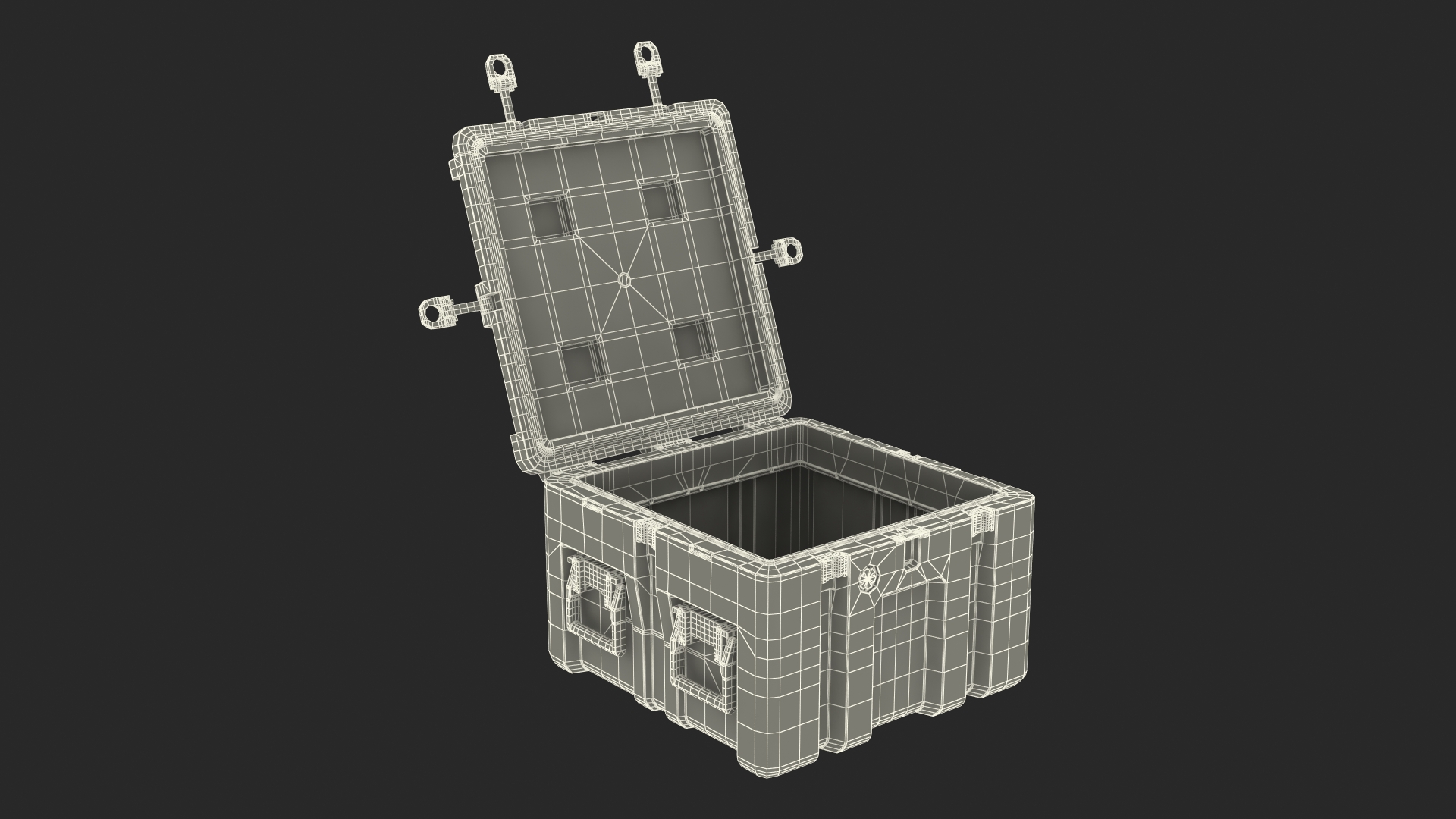 3D Plastic Military Box Small