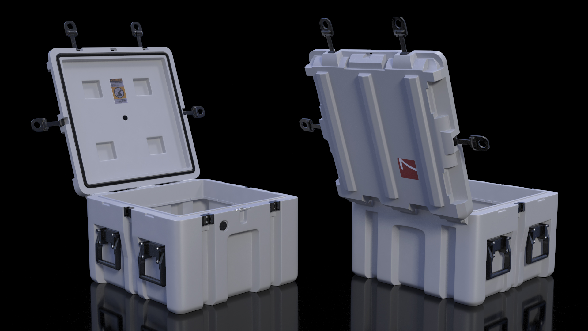 3D Plastic Military Box Small