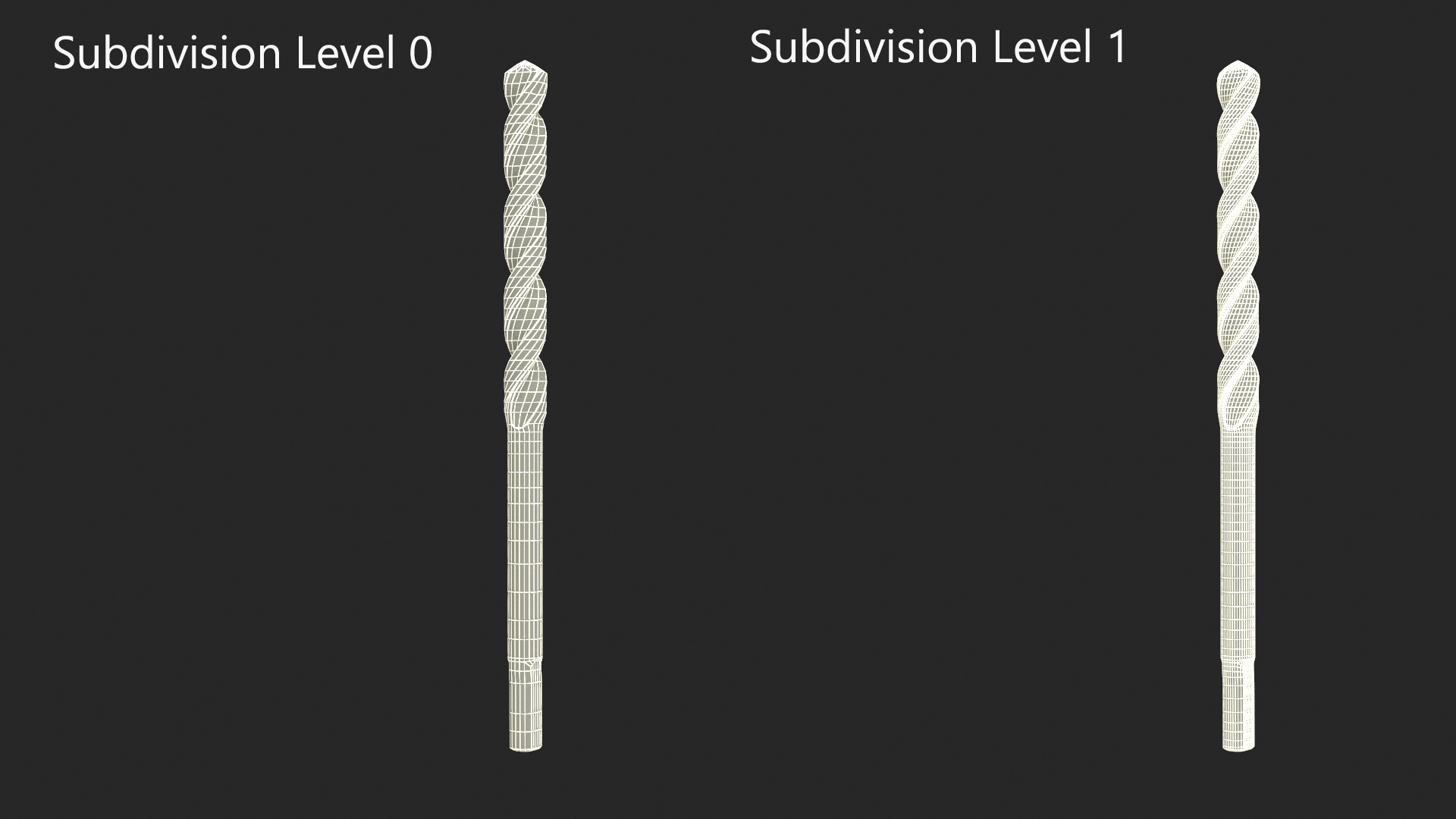 Steel HSS Drill Bit 3D model