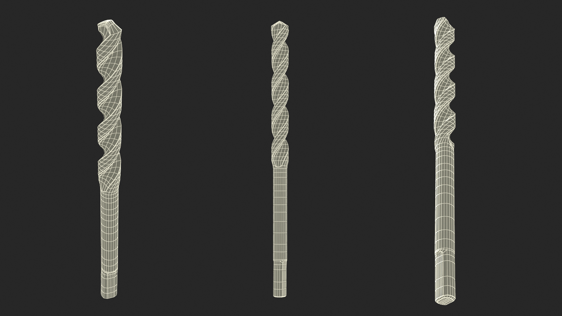 Steel HSS Drill Bit 3D model