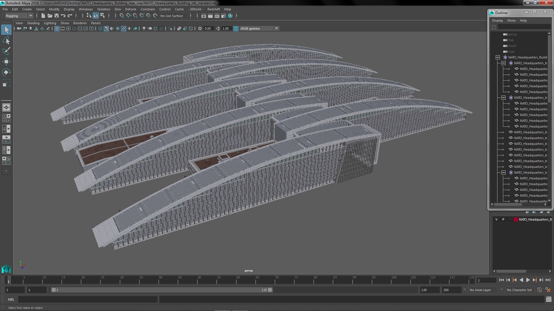 3D NATO Headquarters Building