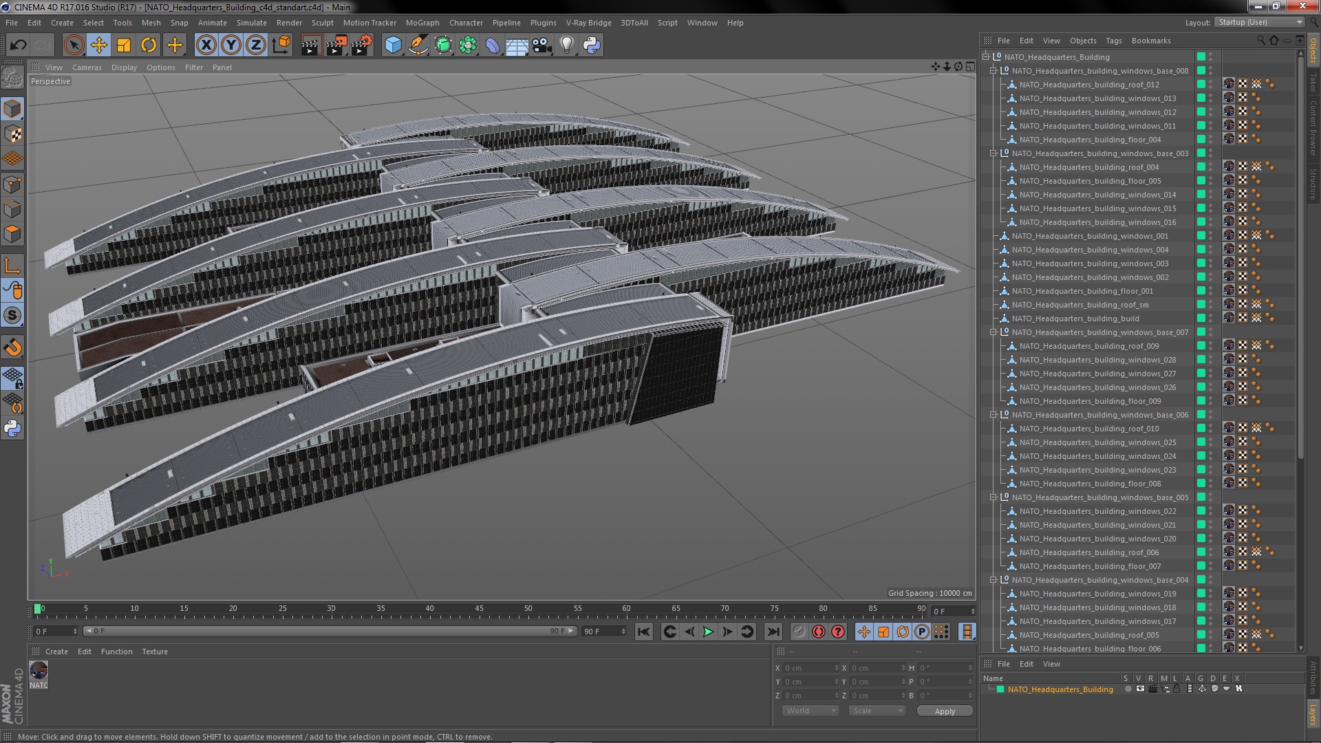 3D NATO Headquarters Building