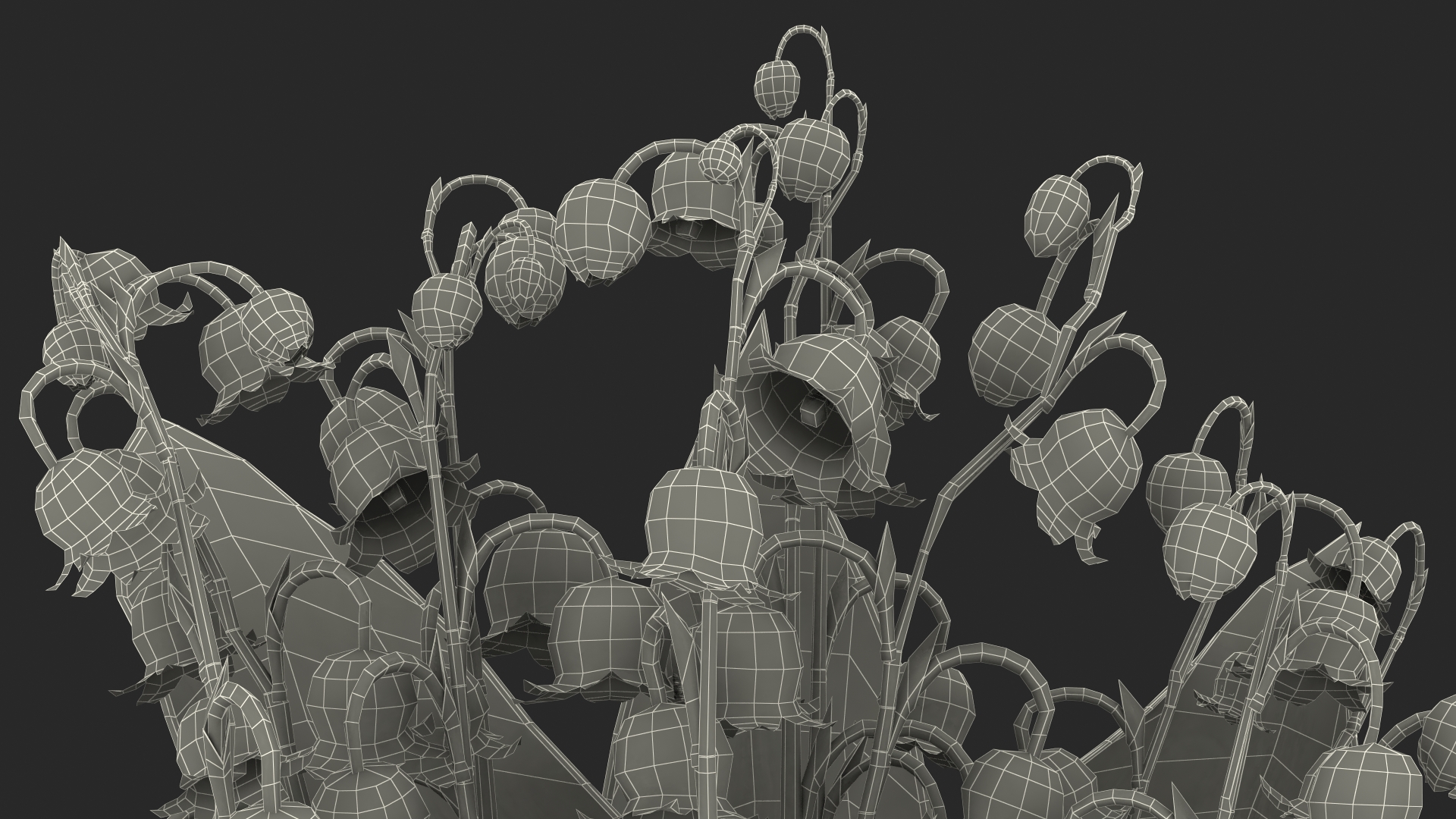 3D Lily of the Valley Bouquet