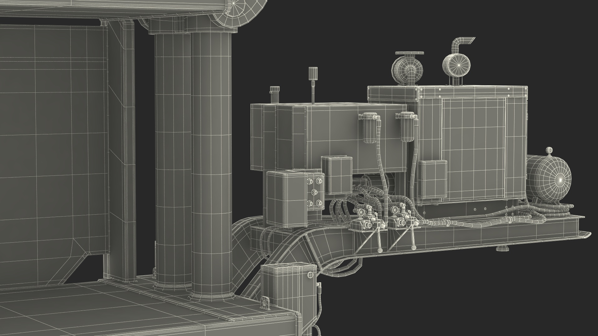 Car Press Impact 5 Red 3D