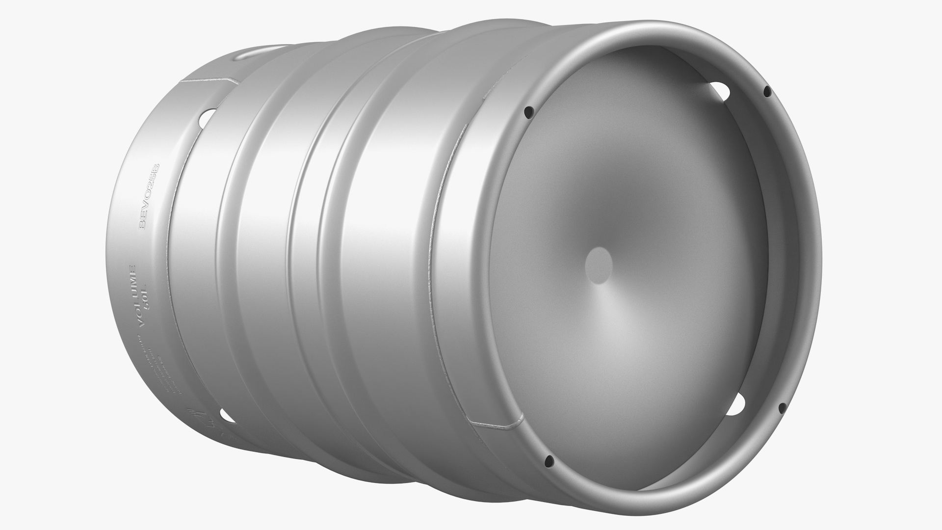 3D Beer Kegs Set model