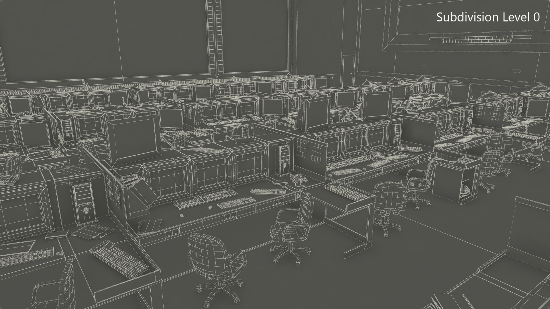 3D Mission Control Center Moscow for International Space Station