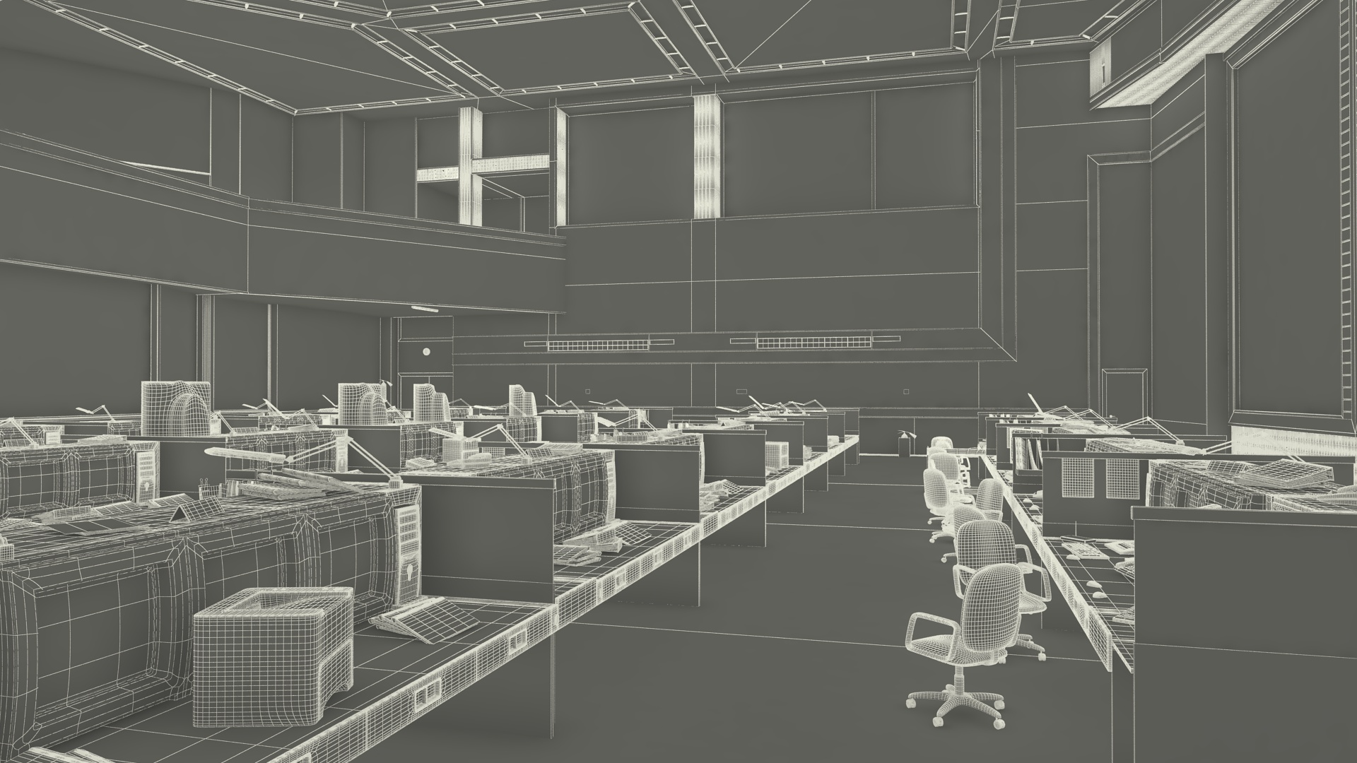 3D Mission Control Center Moscow for International Space Station