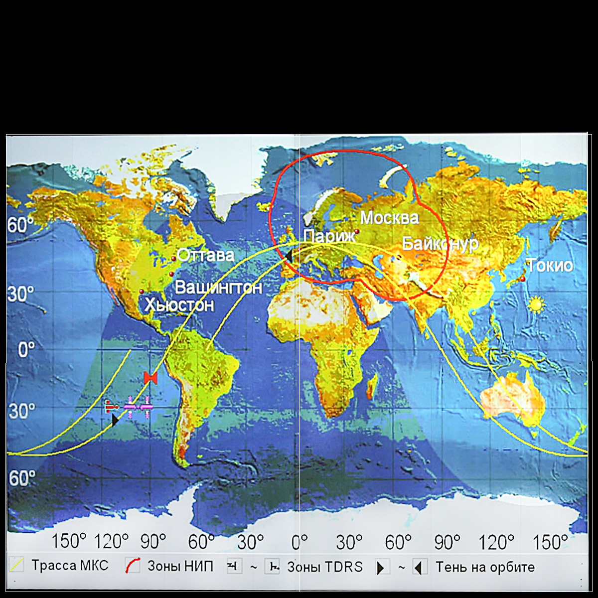 3D Mission Control Center Moscow for International Space Station