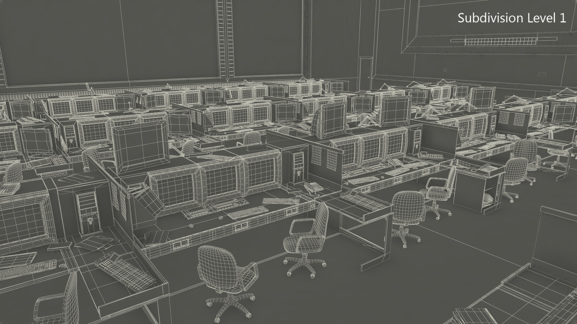 3D Mission Control Center Moscow for International Space Station