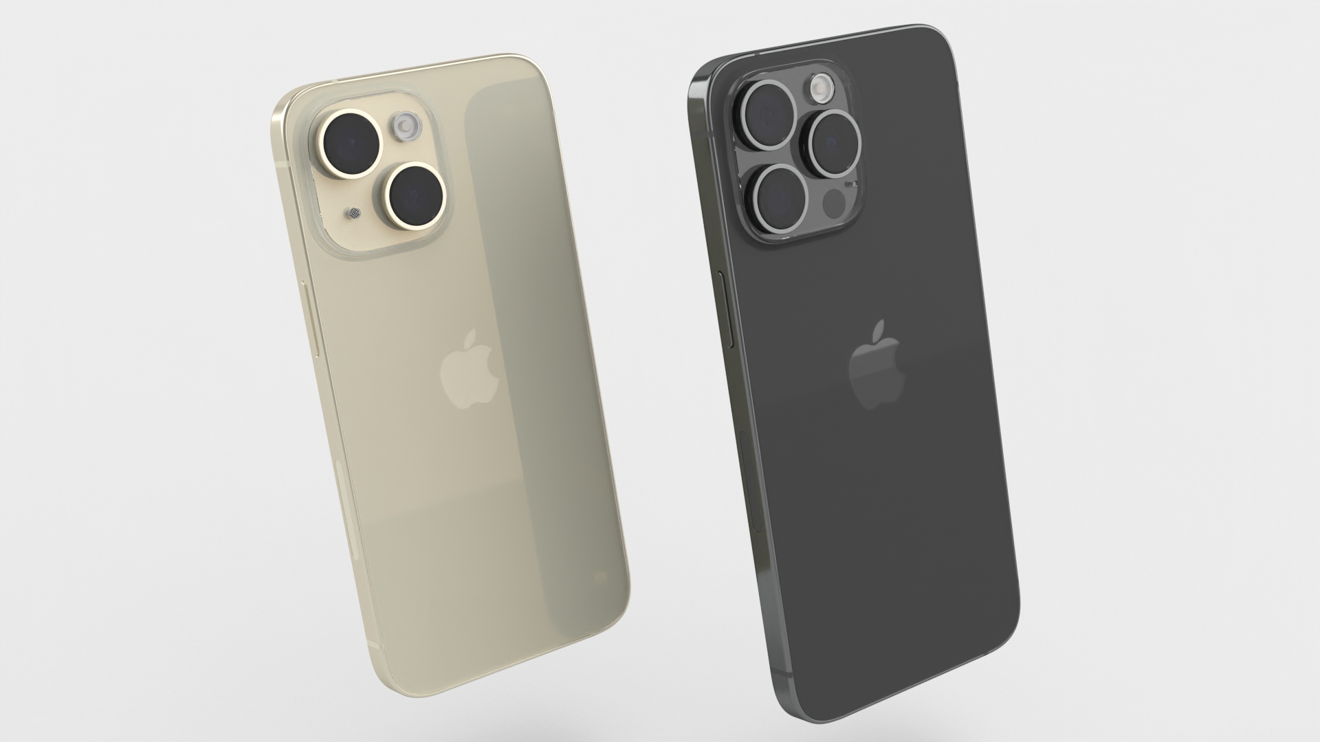 3D Apple IPhone 15 Different Colors Unpacked