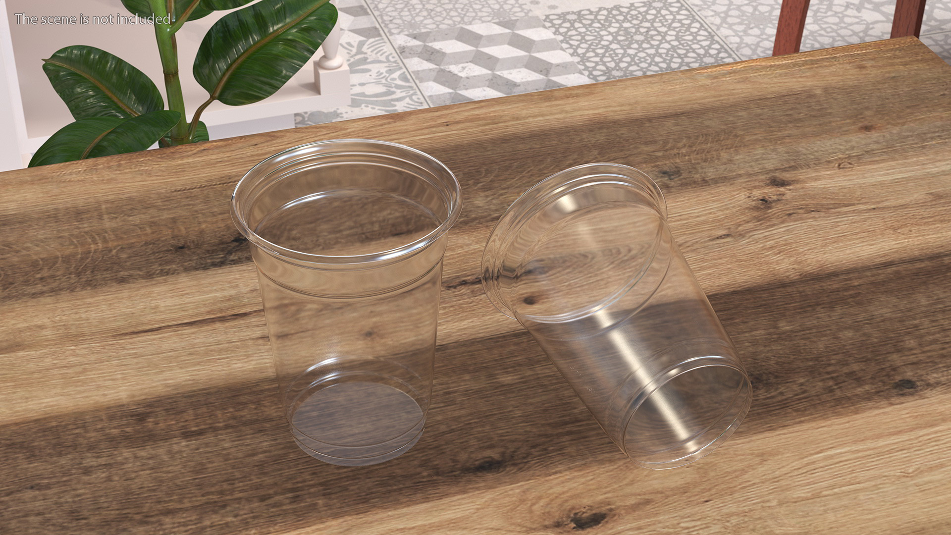 Plastic Disposable Cup 3D
