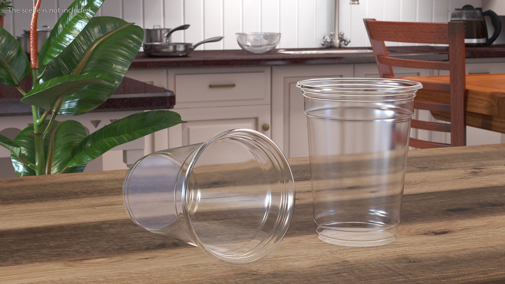 Plastic Disposable Cup 3D