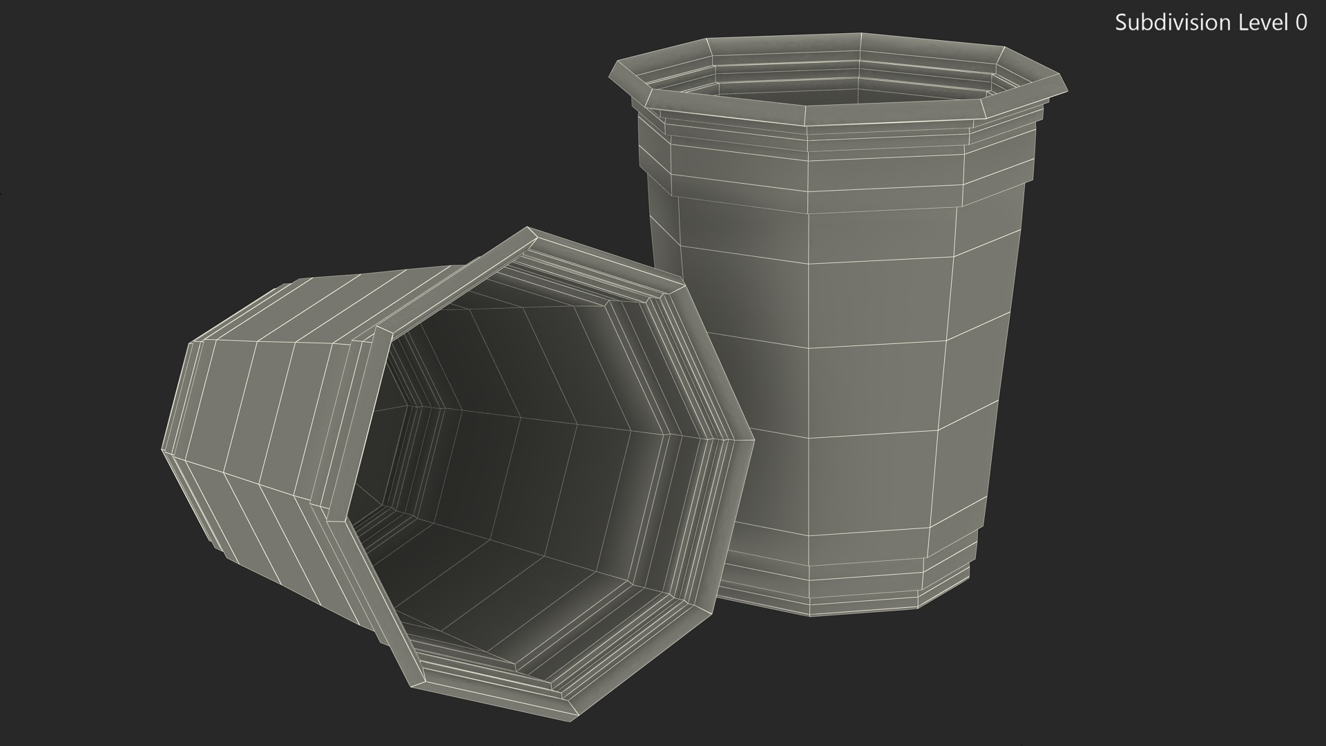 Plastic Disposable Cup 3D