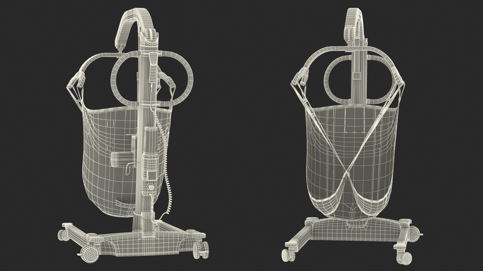 3D Molift Mover 205 Patient Lift with EvoSling model