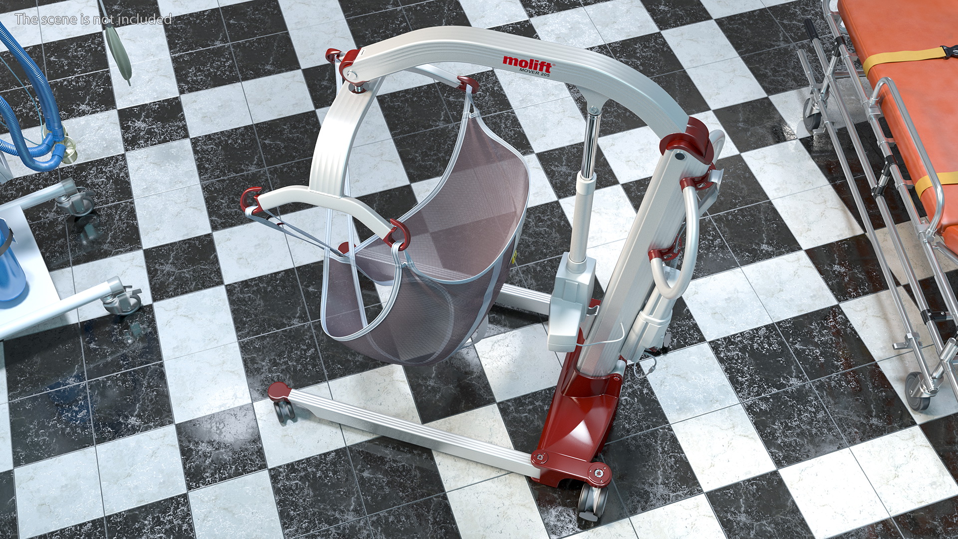3D Molift Mover 205 Patient Lift with EvoSling model