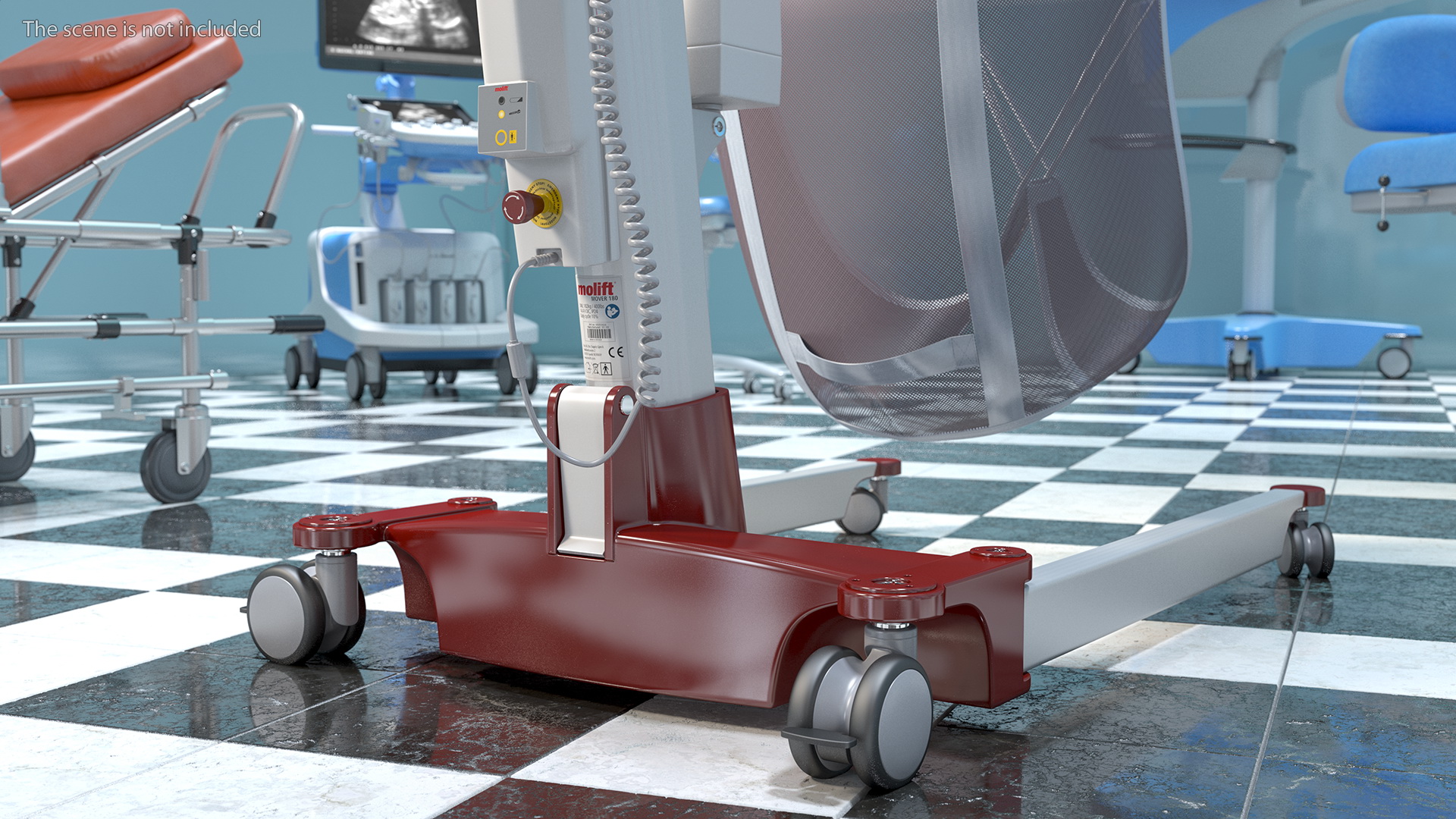 3D Molift Mover 205 Patient Lift with EvoSling model