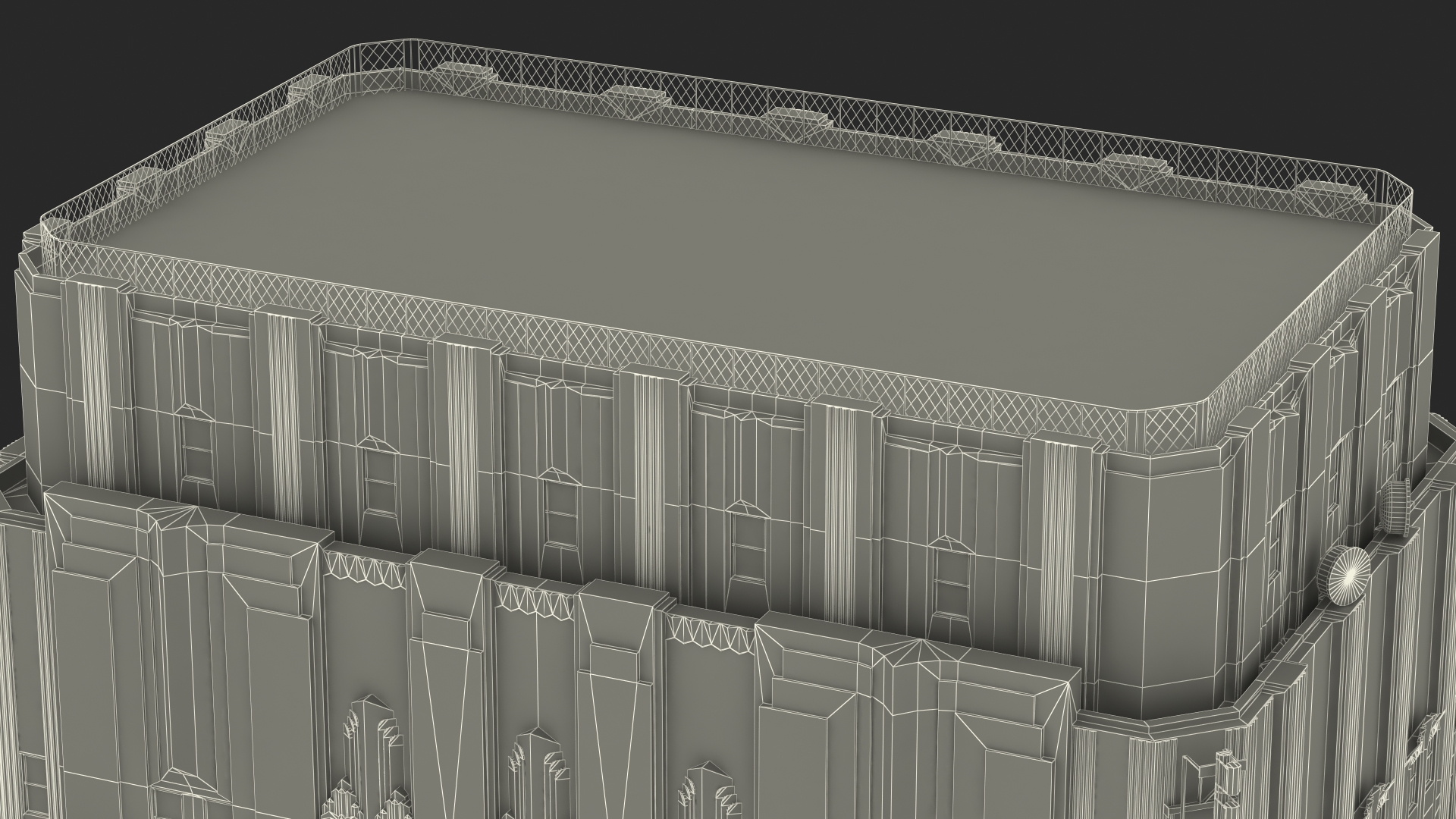 Old Skyscraper 3D model
