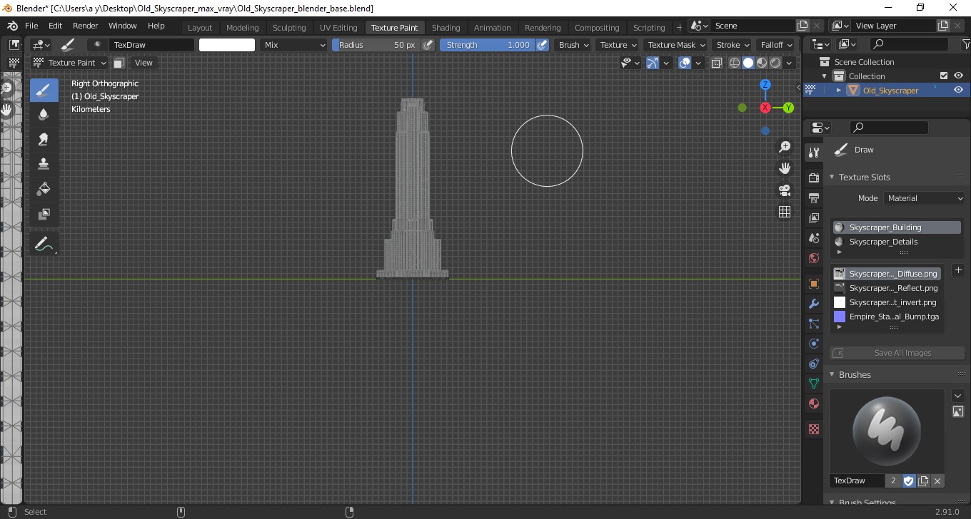 Old Skyscraper 3D model