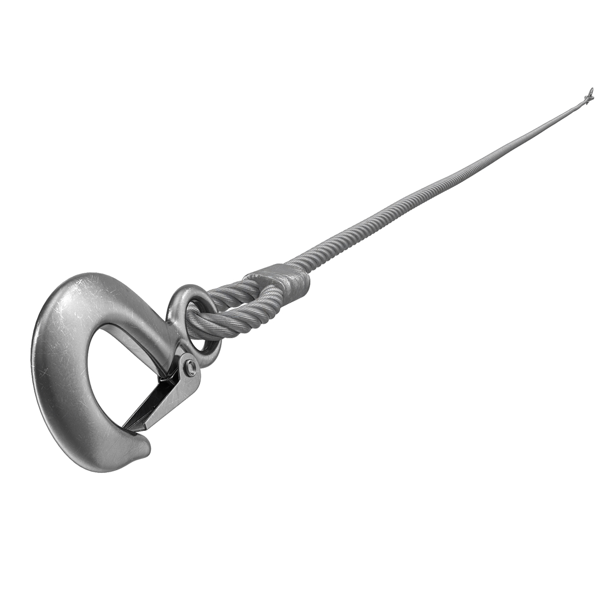 Emergency Towing Steel Wire Rope with Hooks 3m, view 3
