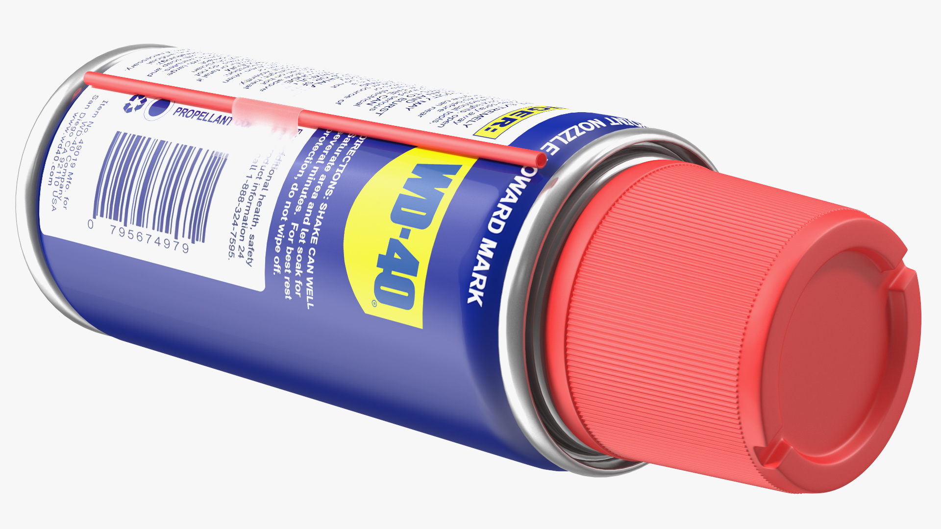 WD 40 Multi Purpose Water Displacer Aerosol Spray 3D model