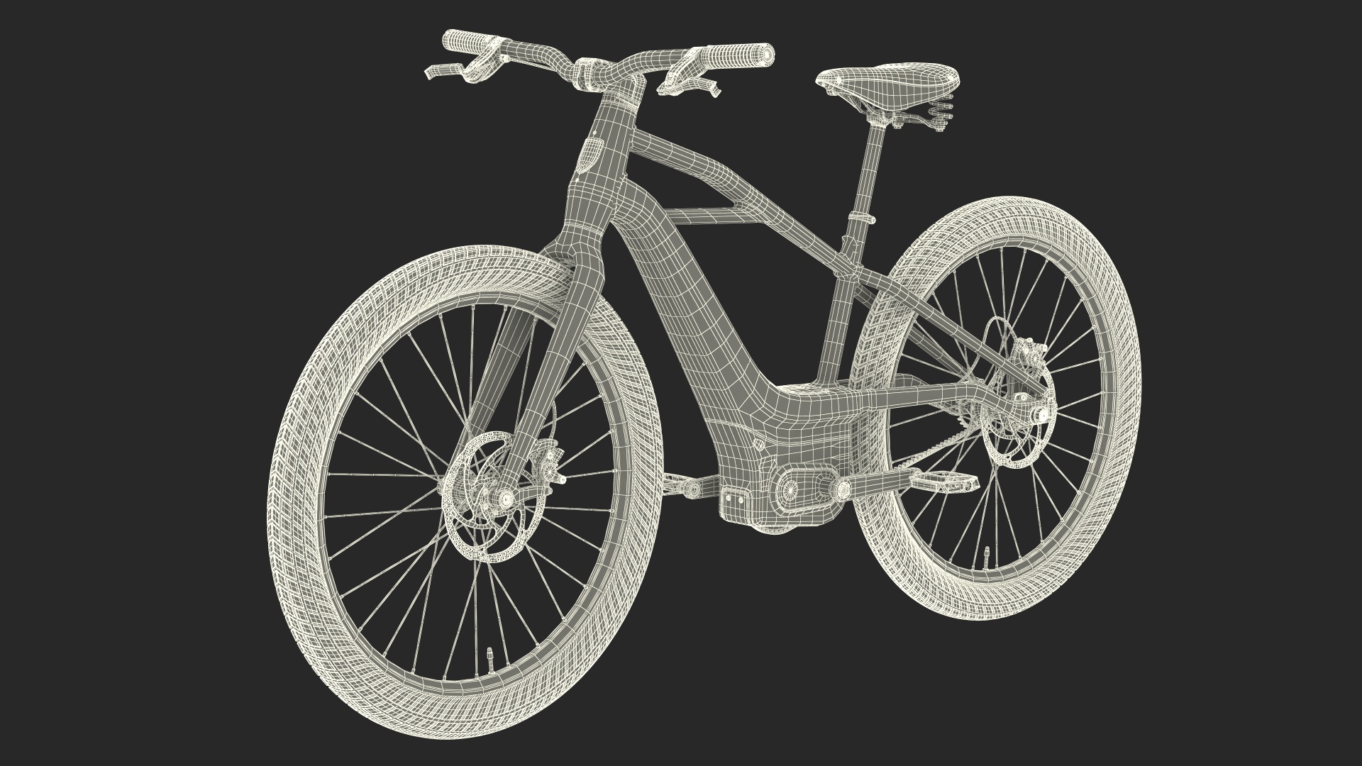 Electric Bike Harley Davidson 3D model