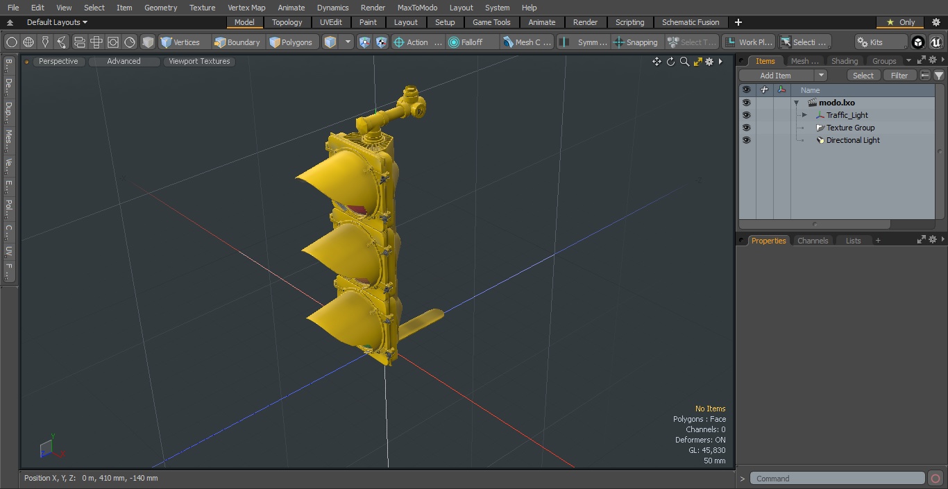 3D Traffic Light model