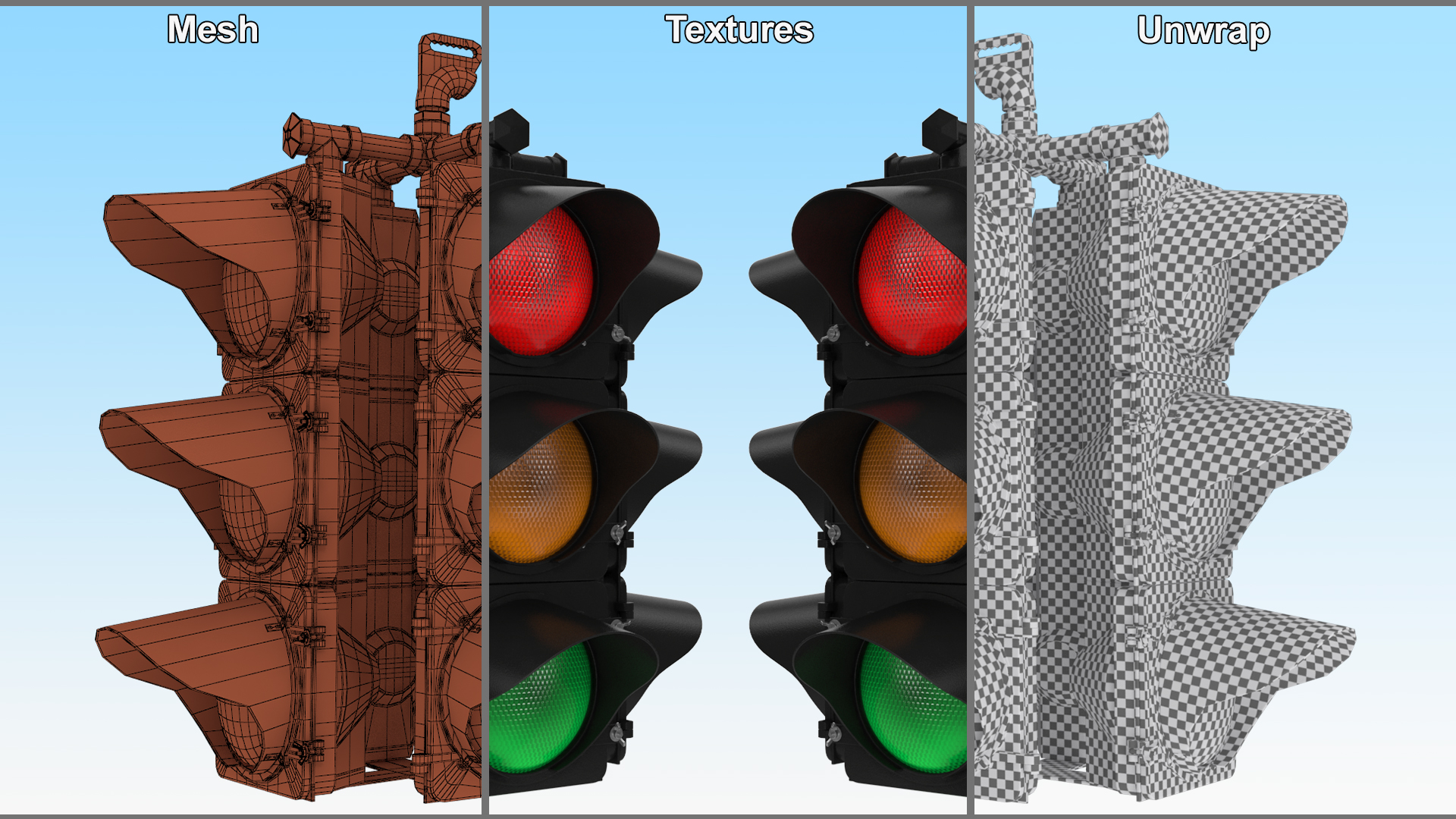 3D Traffic Light model