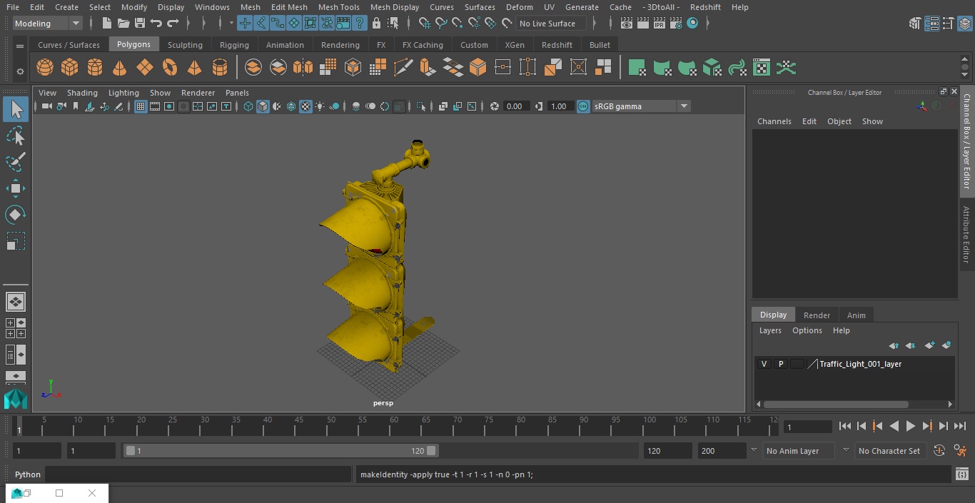 3D Traffic Light model