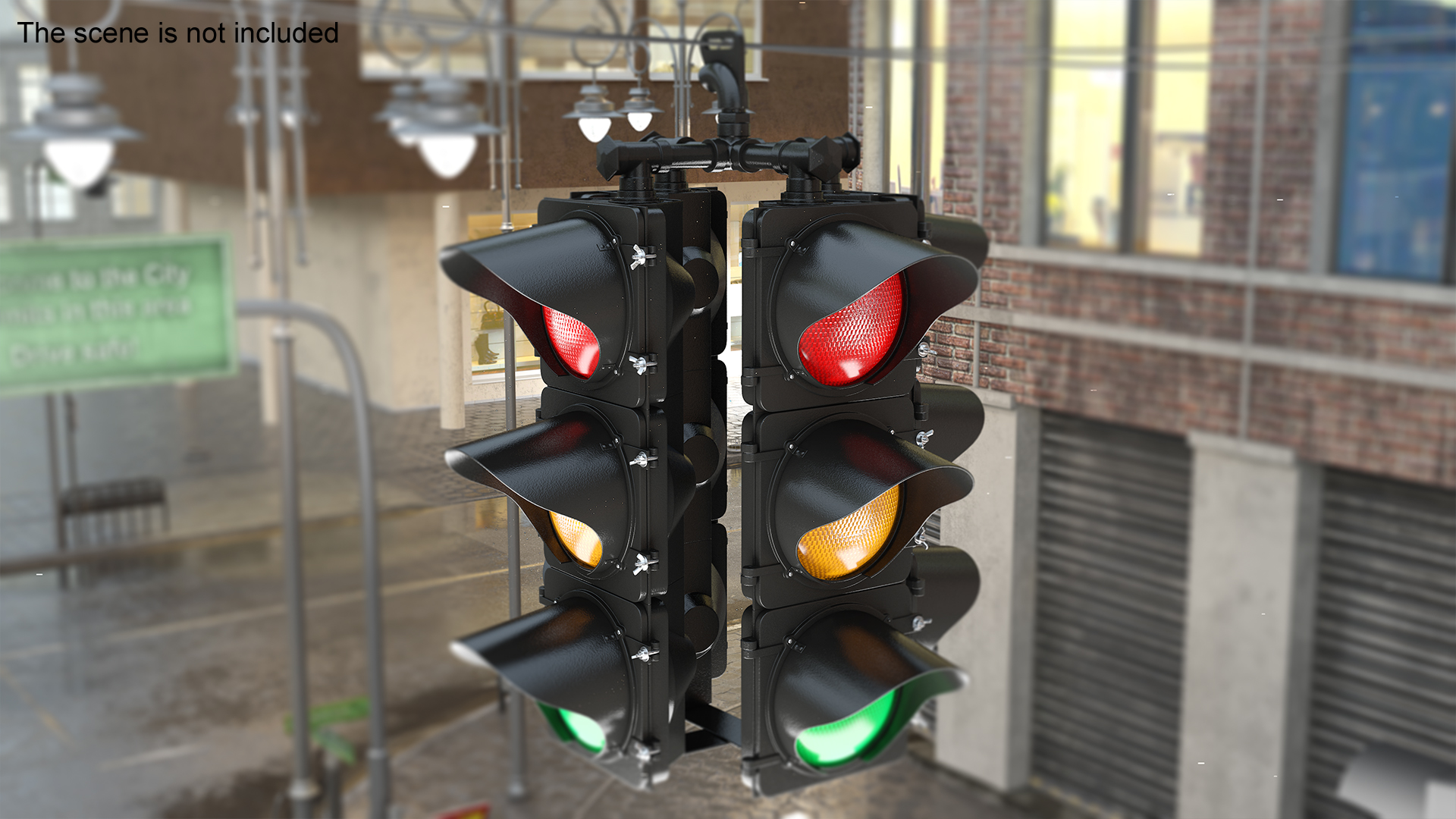 3D Traffic Light model