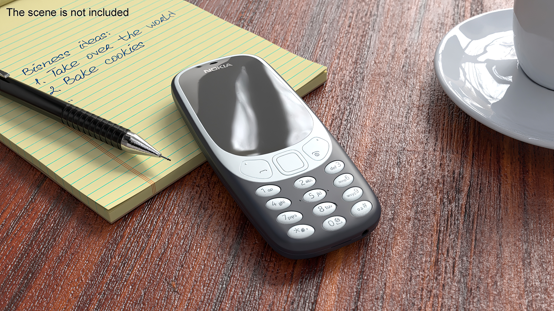Nokia 3310 New Blue 3D model
