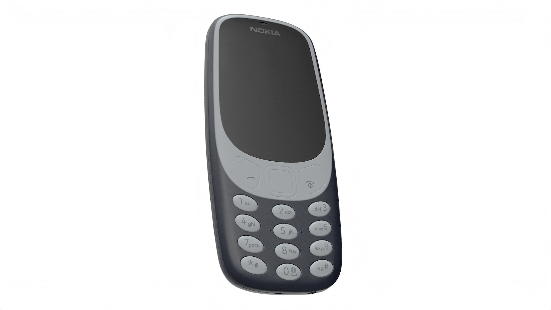 Nokia 3310 New Blue 3D model