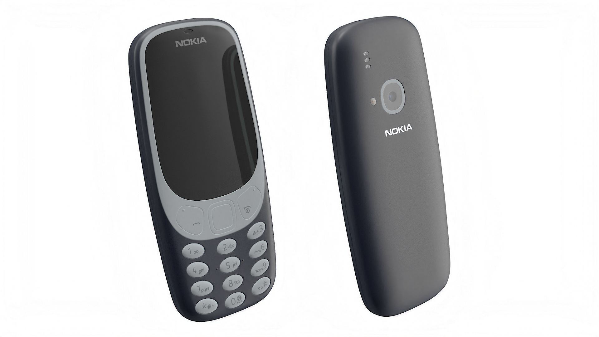 Nokia 3310 New Blue 3D model
