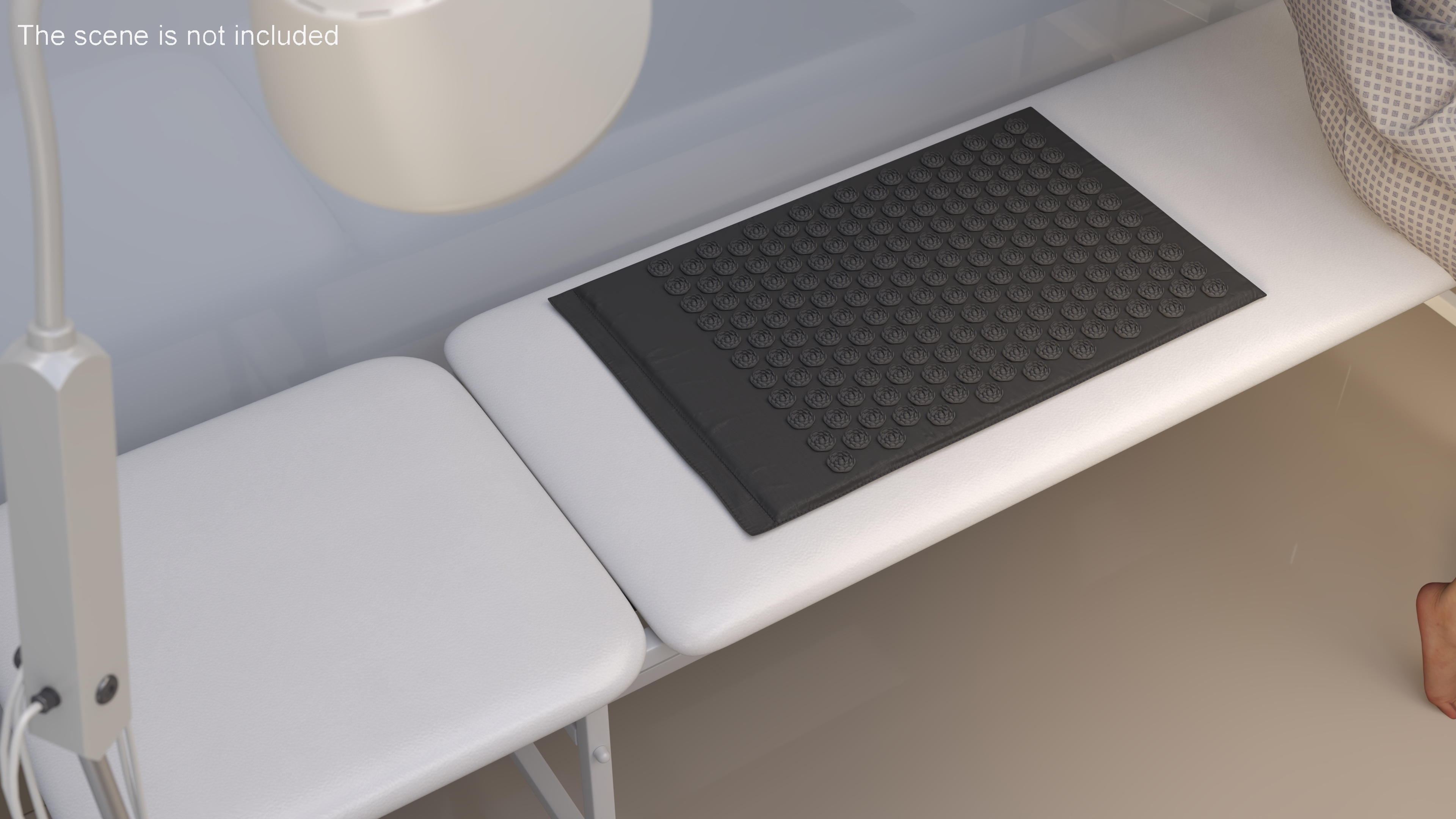 Massage Acupuncture Mat Black 3D model