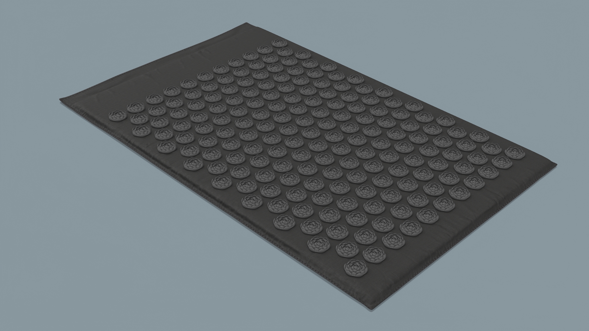 Massage Acupuncture Mat Black 3D model