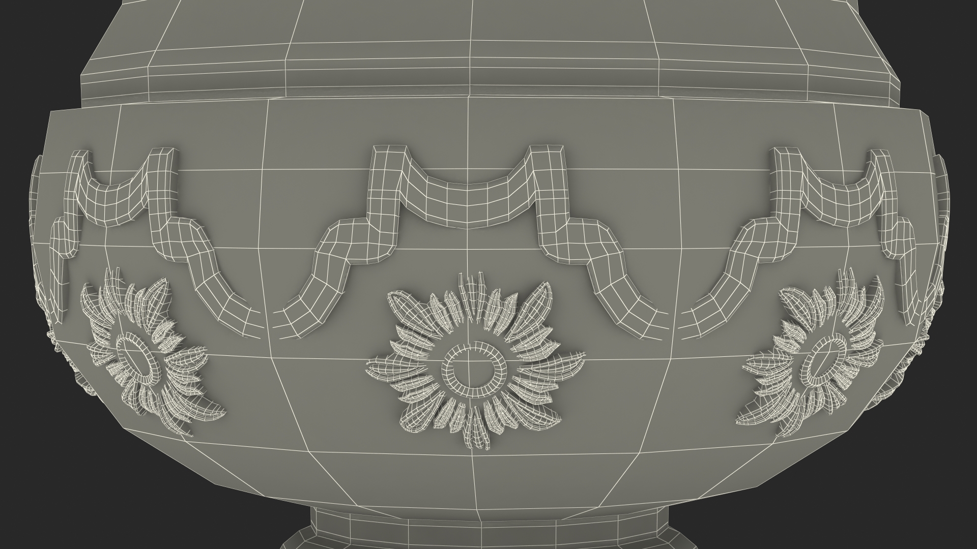 Provence Planter Urn h70 3D model