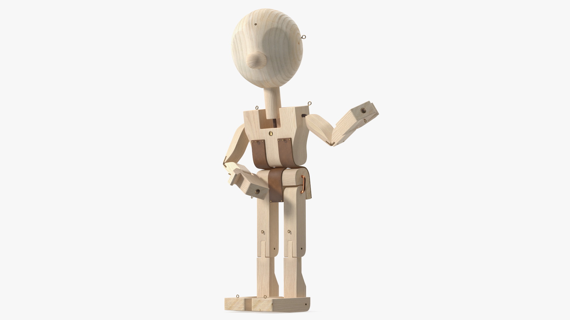 3D model Raw Wooden Man Shows