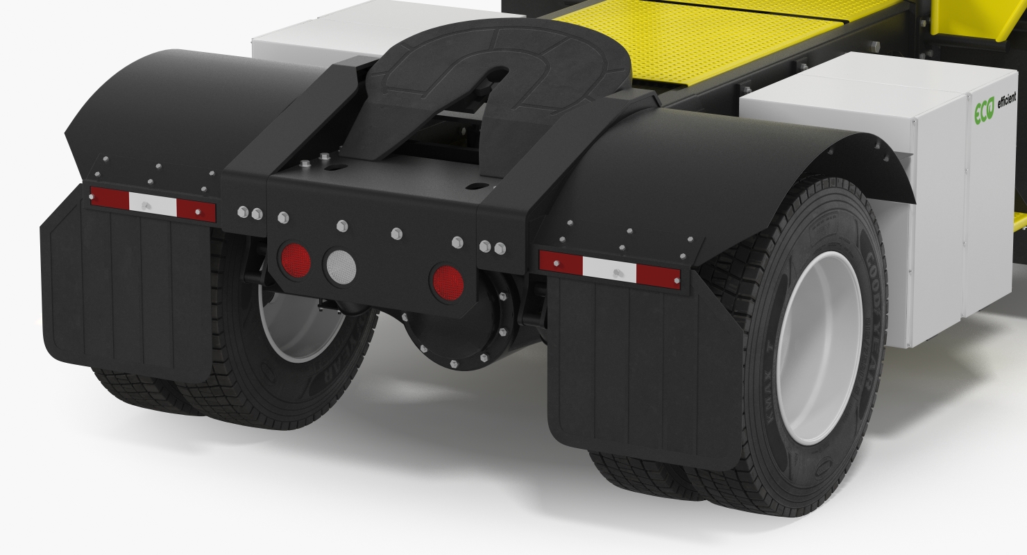 3D model Kalmar Ottawa T2 Terminal Tractor Rigged