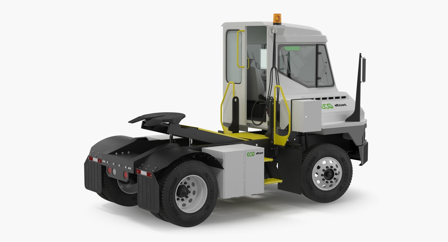 3D model Kalmar Ottawa T2 Terminal Tractor Rigged