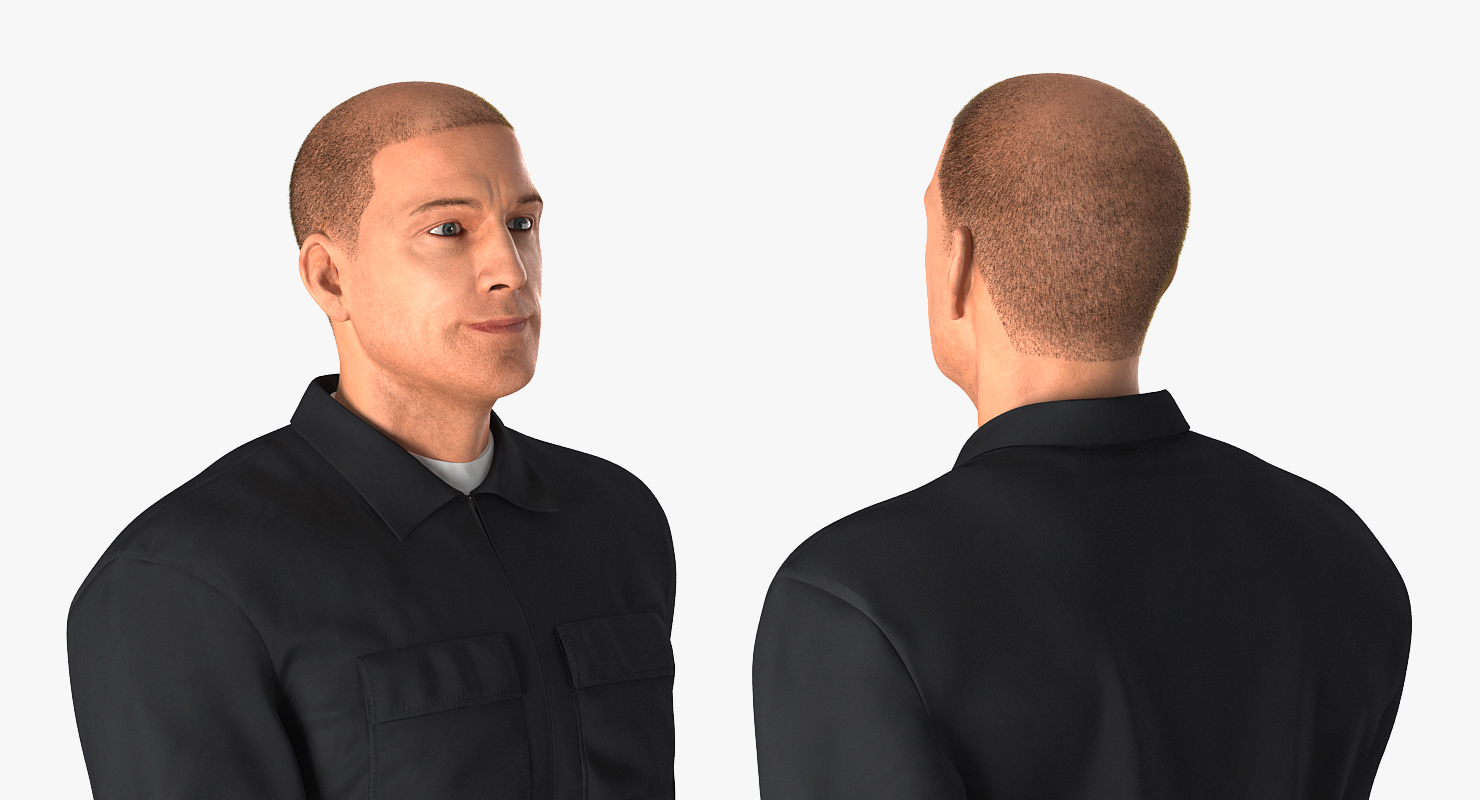 Worker Walking Pose 3D model