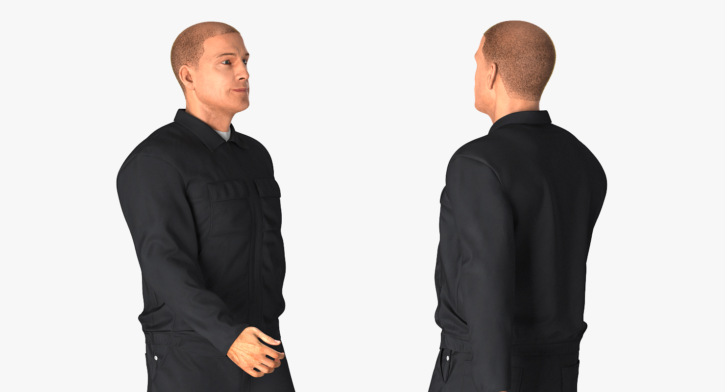 Worker Walking Pose 3D model