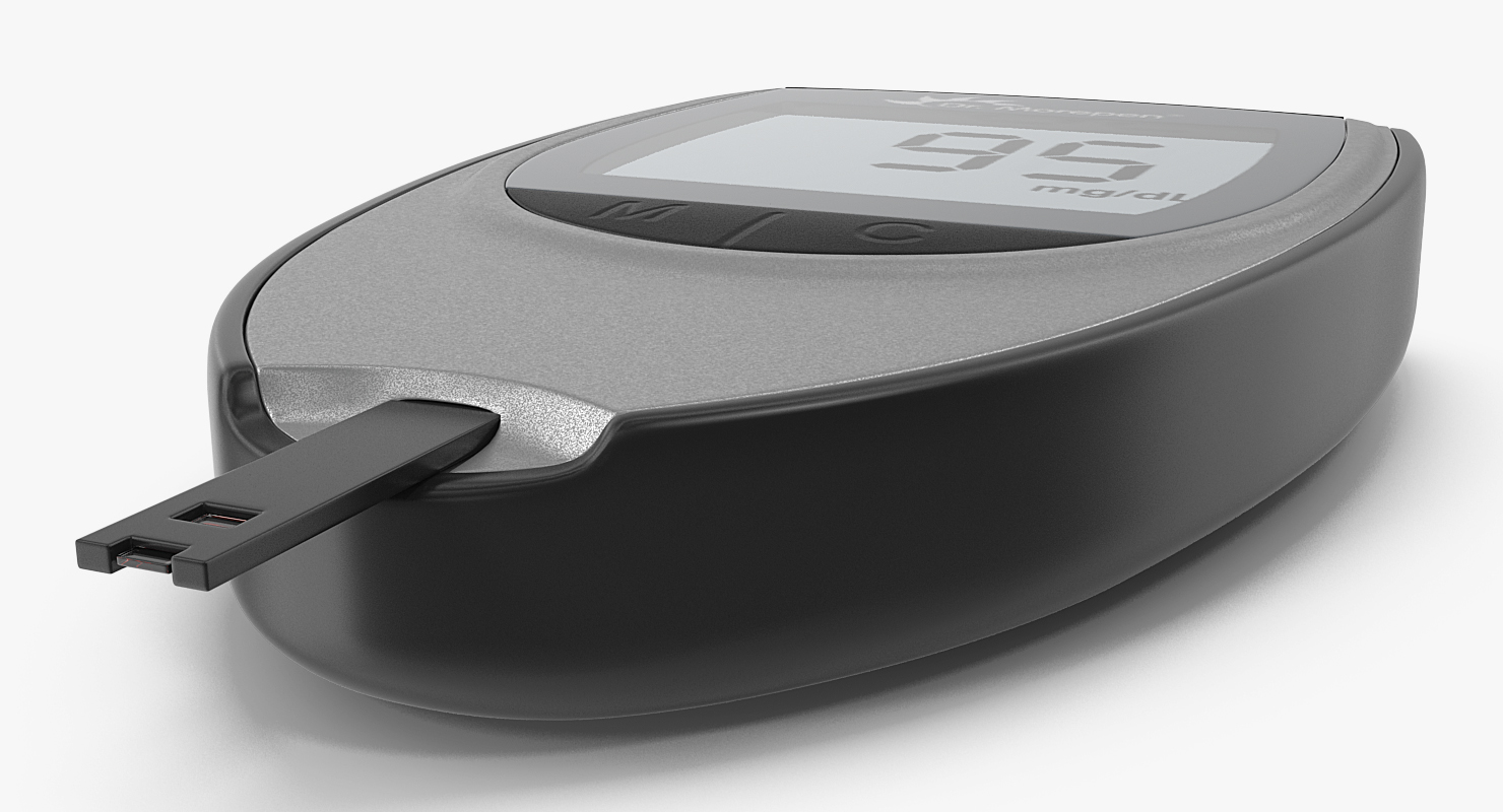 Blood Glucose Meter 3D model
