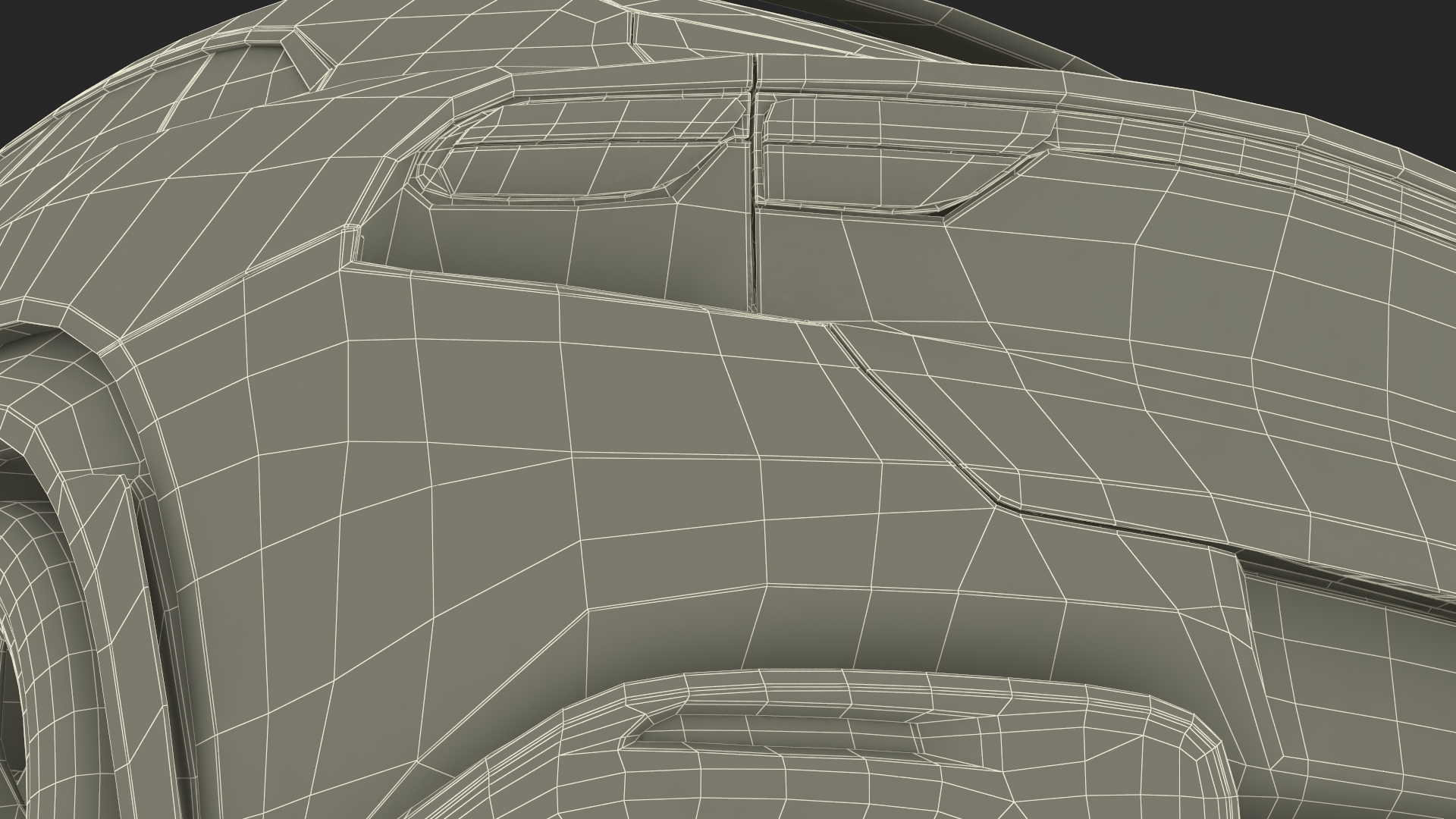 3D Ultimate Crossover Racing Car Red model