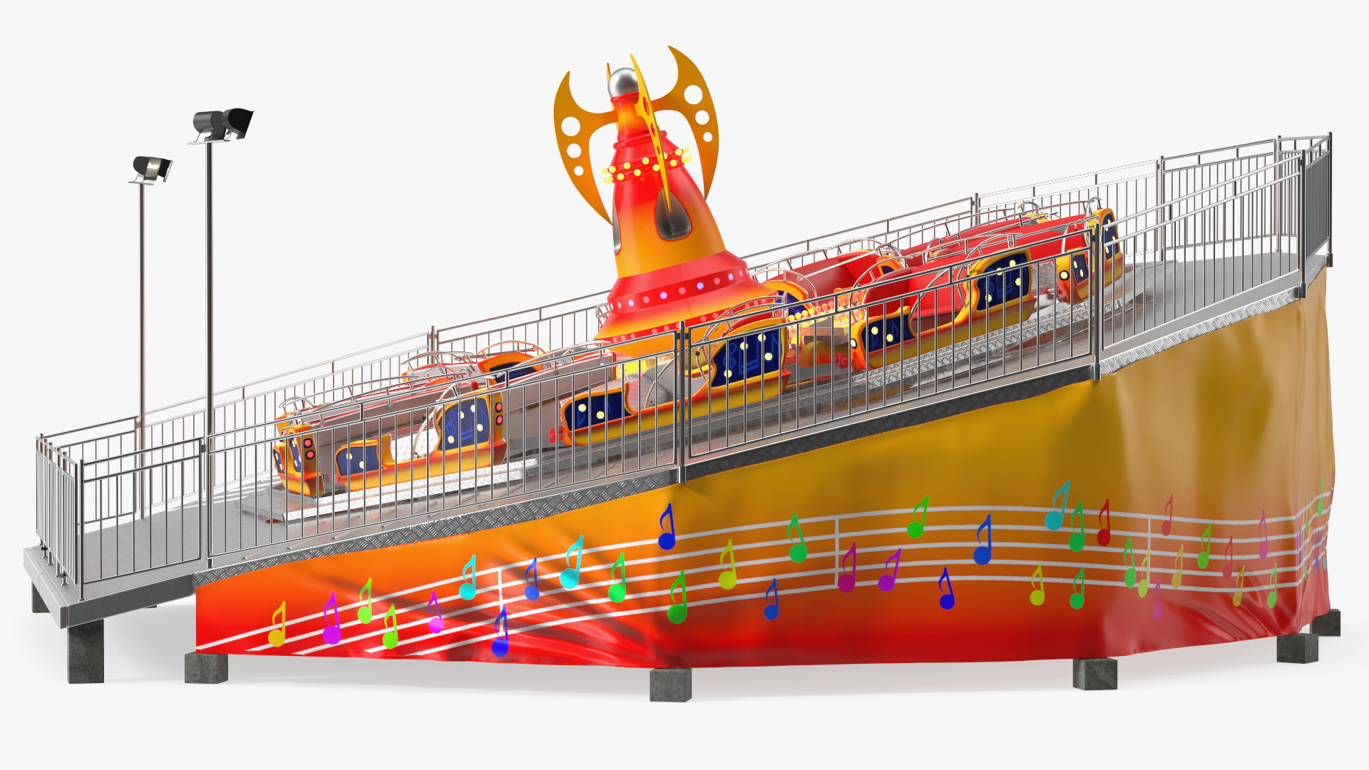 3D model Flat Ride Attraction